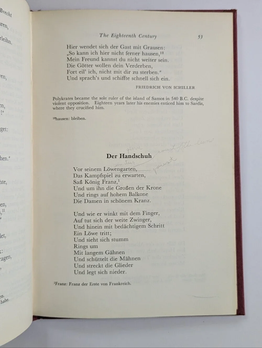 German Poetry From Luther To Brecht  Vintage Textbook 1964 - Picture 11 of 16